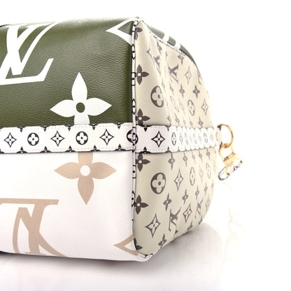 Louis Vuitton Monogram Giant Keepall Bandouliere 50 Kaki Beige 7 of 8