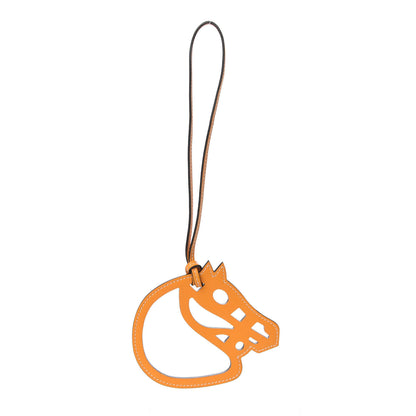 Hermes Swift Paddock Horse Bag Charm Jaune D'Or 1 of 4