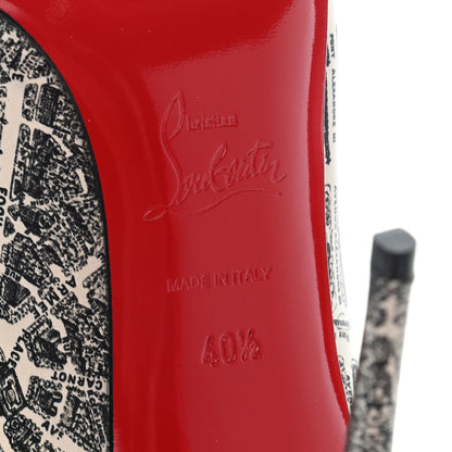 Christian Louboutin Calfskin Plan De Paris Pigalle Follies 100 Pumps 40.5 Multicolor 6 of 8