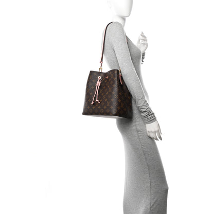Louis Vuitton Monogram Neonoe MM Rose Poudre 2 of 10