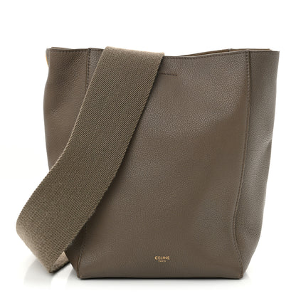 Celine Soft Grained Calfskin Small Sangle Bucket Bag Taupe 1 of 13