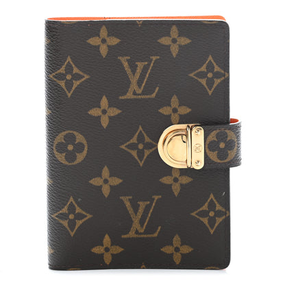 Louis Vuitton Monogram Koala Small Ring Agenda PM Orange 1 of 15