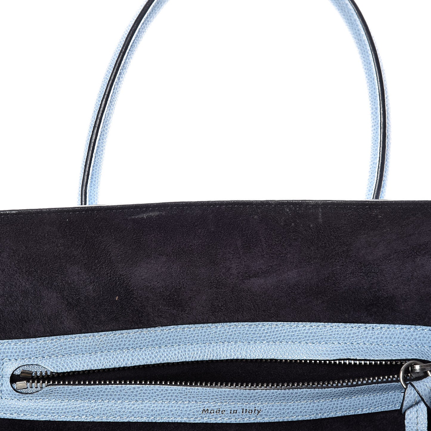 Grained Calfskin Medium Phantom Luggage Sky Blue
