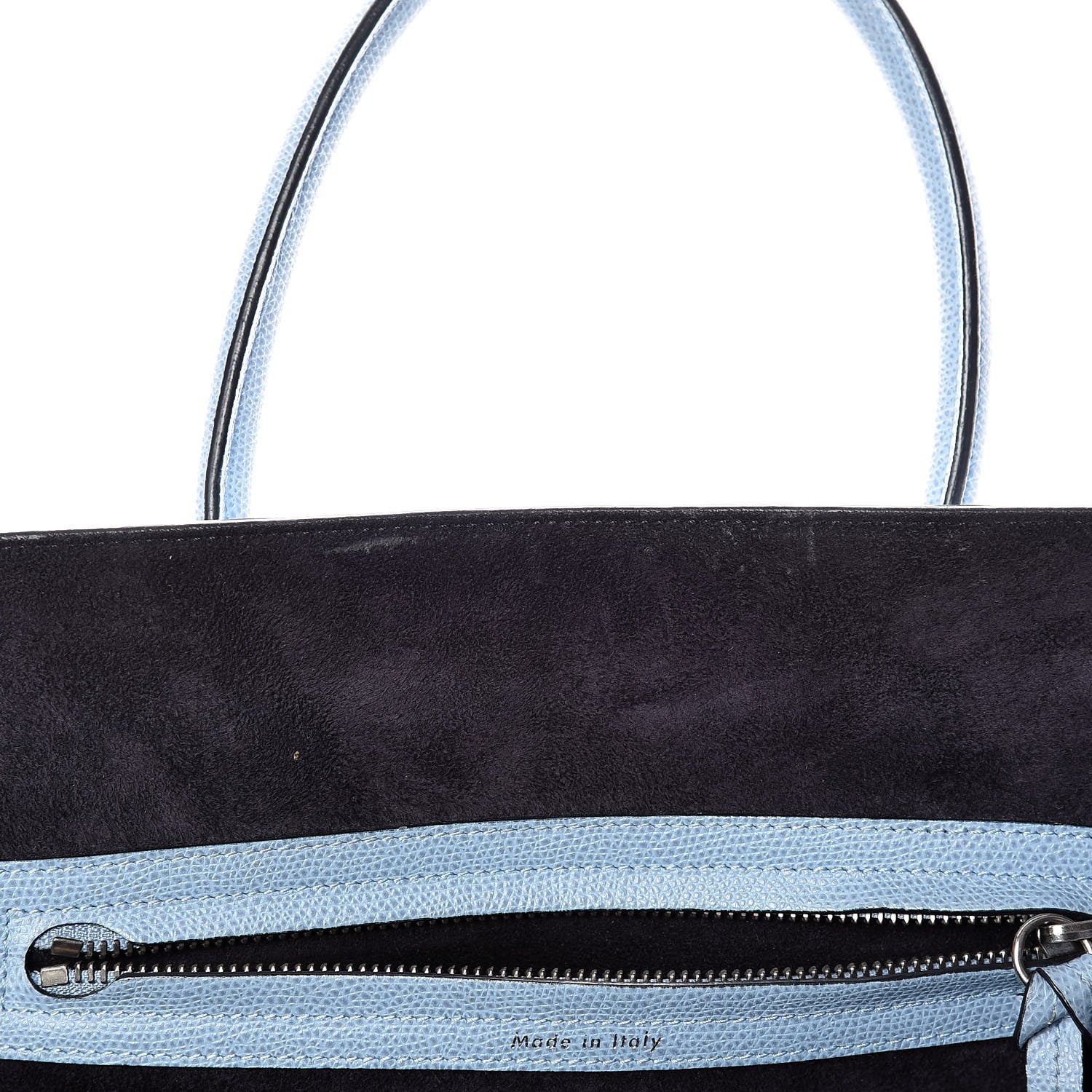 Celine Grained Calfskin Medium Phantom Luggage Sky Blue 15 of 15
