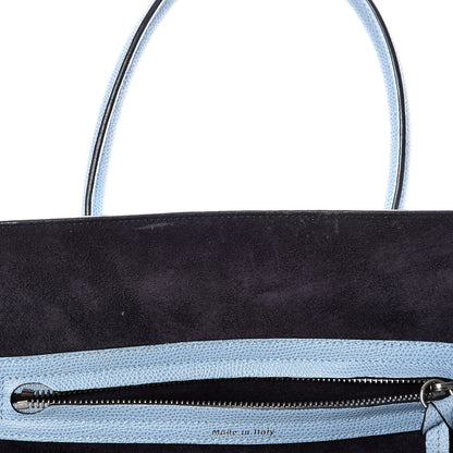 Celine Grained Calfskin Medium Phantom Luggage Sky Blue 15 of 15