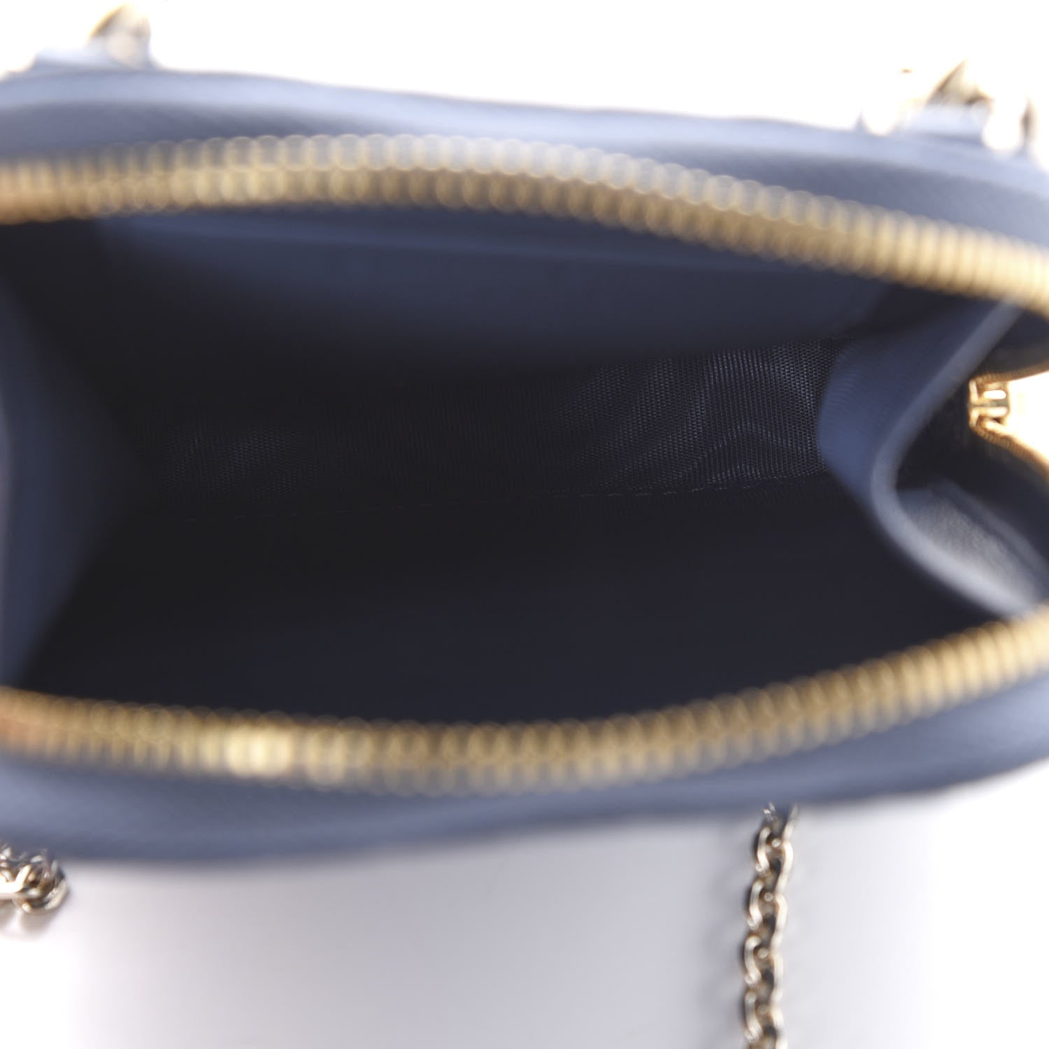 Christian Dior Lambskin Cannage Lady Dior Phone Holder Denim Blue 6 of 11