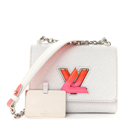 Louis Vuitton Epi Twist Braided Strap Shoulder Bag PM White PInk 3 of 14