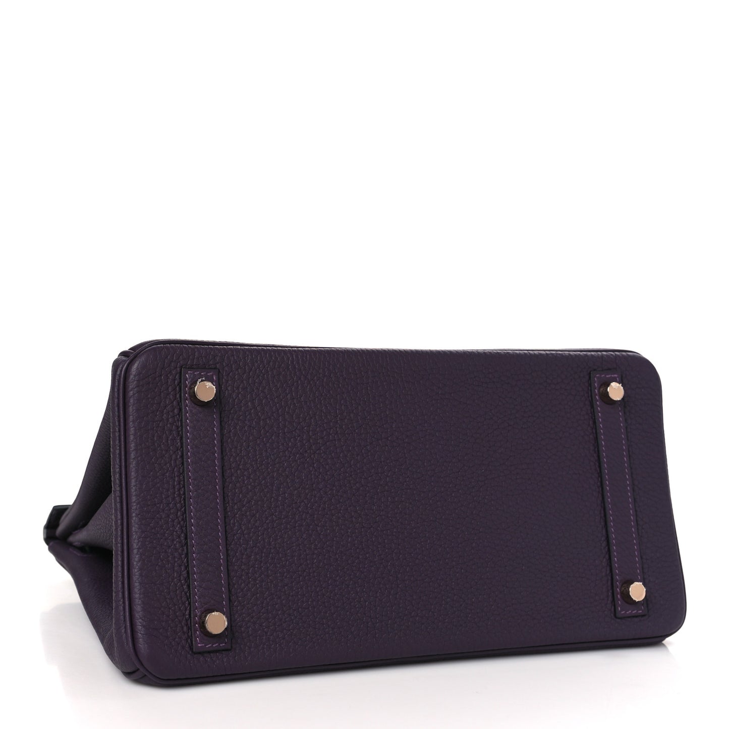 Togo Matte Alligator Birkin Touch 30 Raisin Prunoir