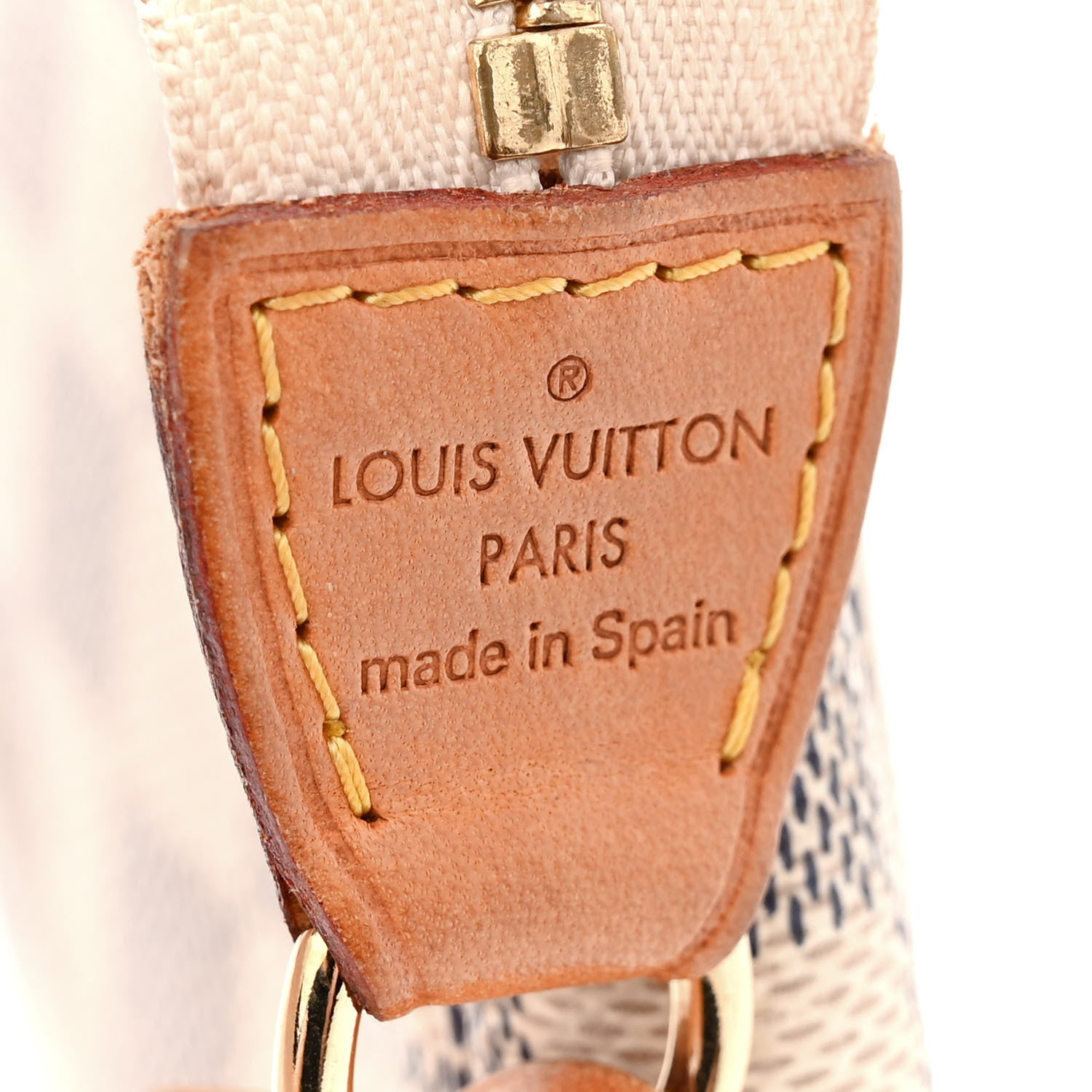 Louis Vuitton LOUIS VUITTON Damier Azur Pochette Accessories 6 of 11
