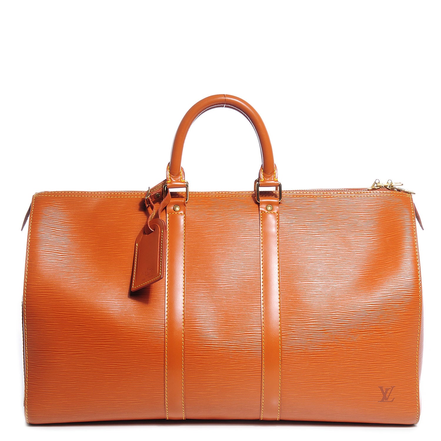 Louis Vuitton Epi Keepall 50 Cipango 1 of 6