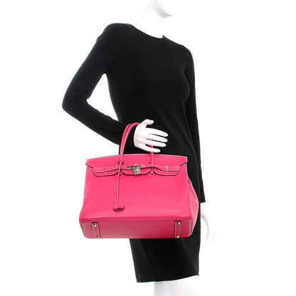 Hermes Epsom Birkin 35 Rose Tyrien 2 of 35