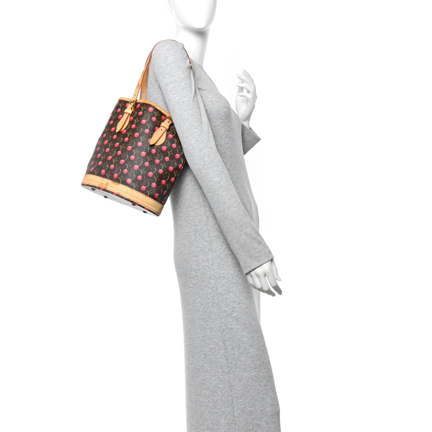 Monogram Cerises Bucket Bag
