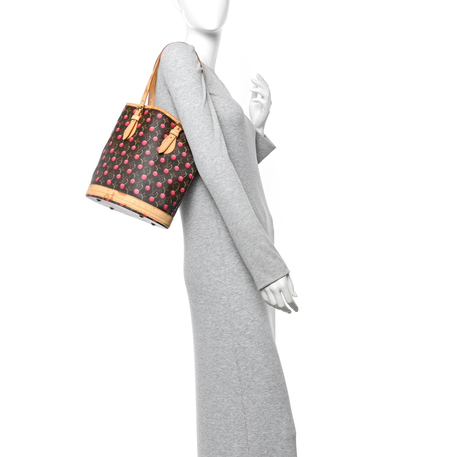 Louis Vuitton Monogram Cerises Bucket Bag 2 of 20