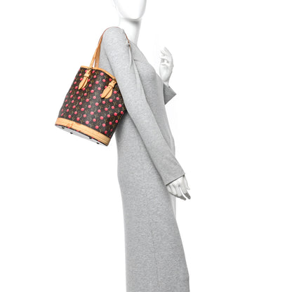 Louis Vuitton Monogram Cerises Bucket Bag 2 of 20