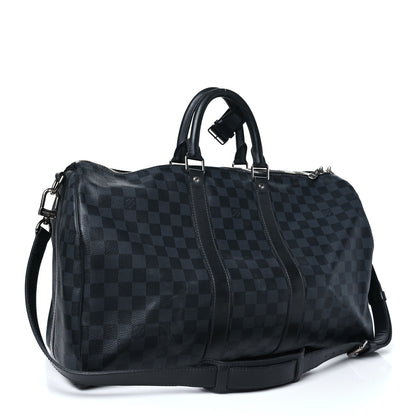 Louis Vuitton Damier Cobalt Keepall Bandouliere 45 2 of 12