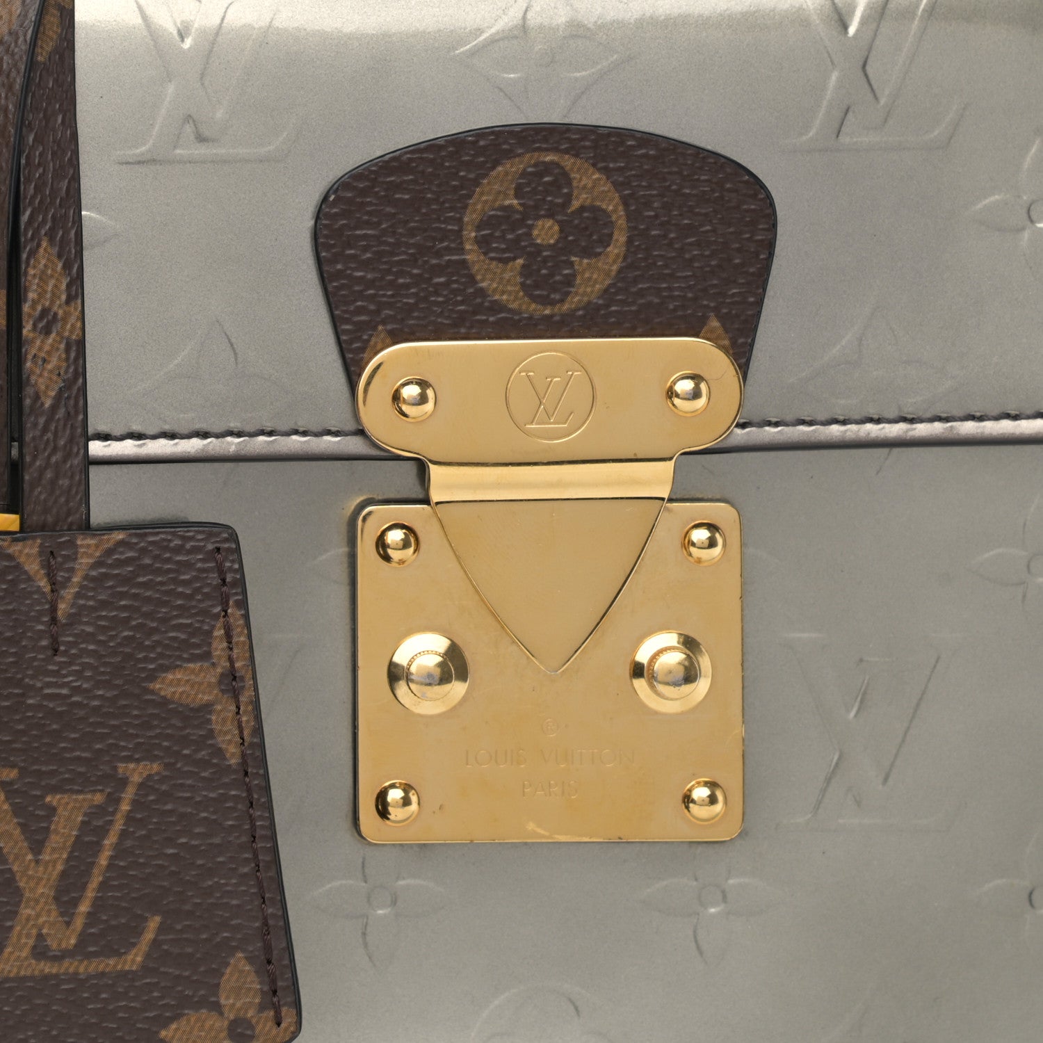 Louis Vuitton Vernis Epi Monogram Spring Street Bitume Metallise 8 of 10