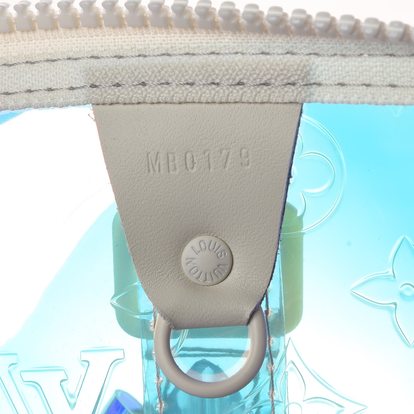 PVC Monogram Keepall Bandouliere 50 Iridescent Prism