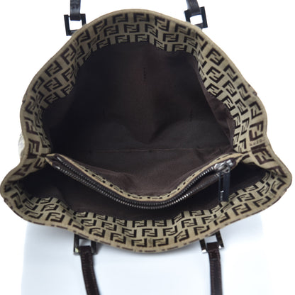 Fendi Zucchino Tote Brown 5 of 9