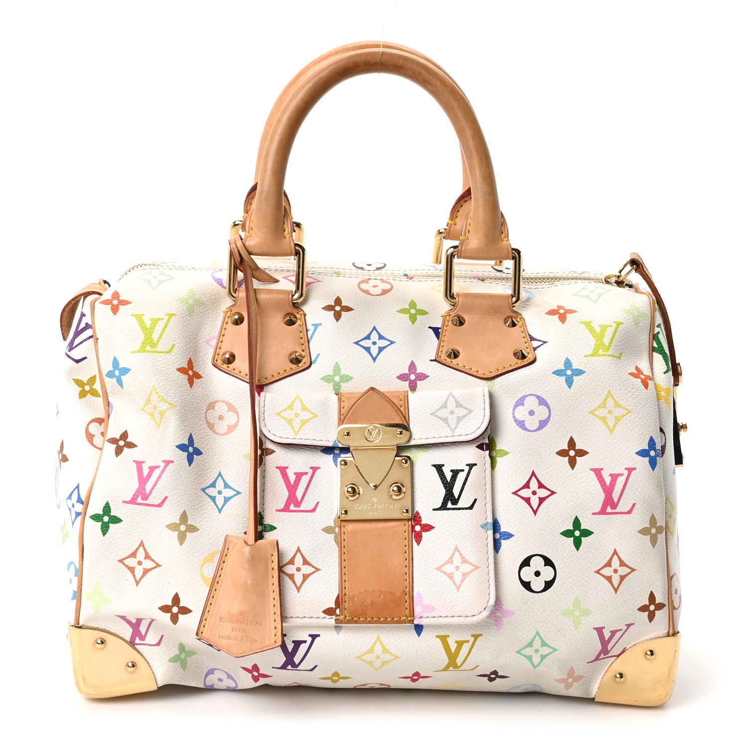 Louis Vuitton Monogram Multicolor Speedy 30 White 1 of 9