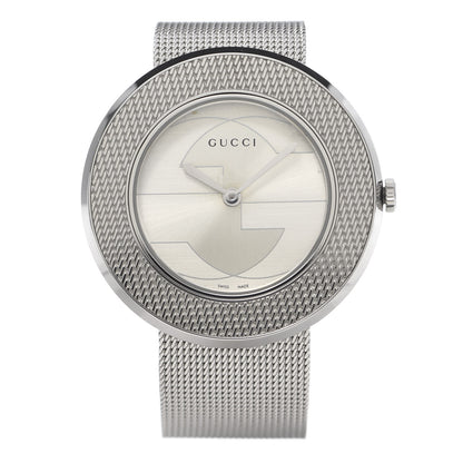 Gucci Stainless Steel 36mm U-Play Mesh Quartz Watch 1 of 6