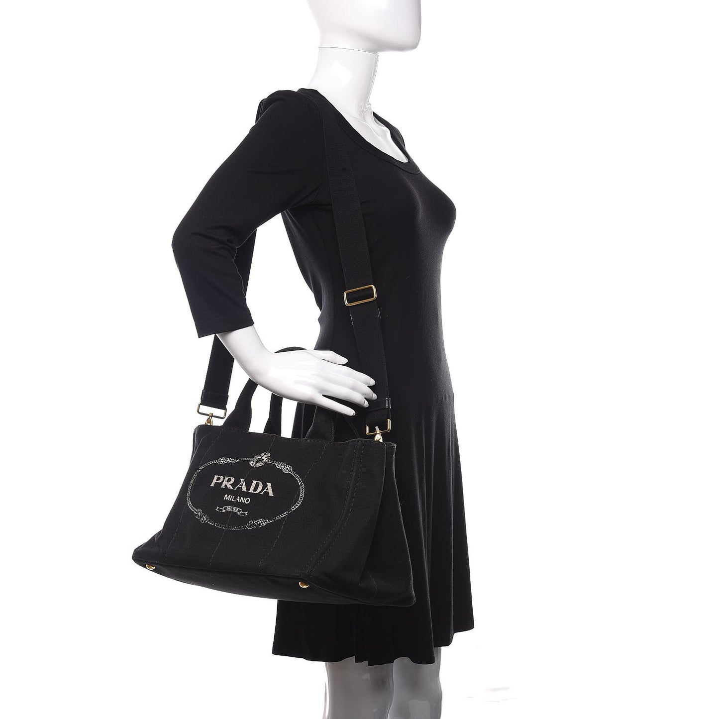 Canapa Logo Tote Black
