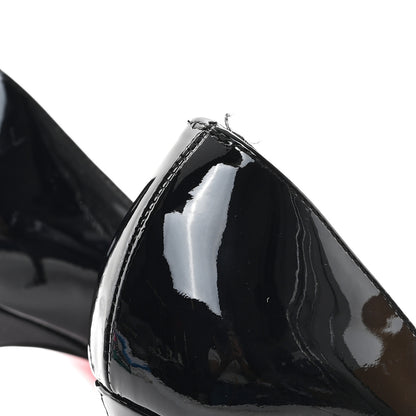 Christian Louboutin Patent Corneille 100 Pumps 37.5 Black 10 of 11