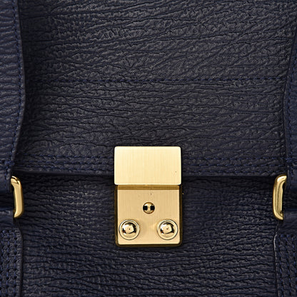 3.1 Phillip Lim 3.1 Textured Calfskin Large Pashli Satchel Ink 10 of 10