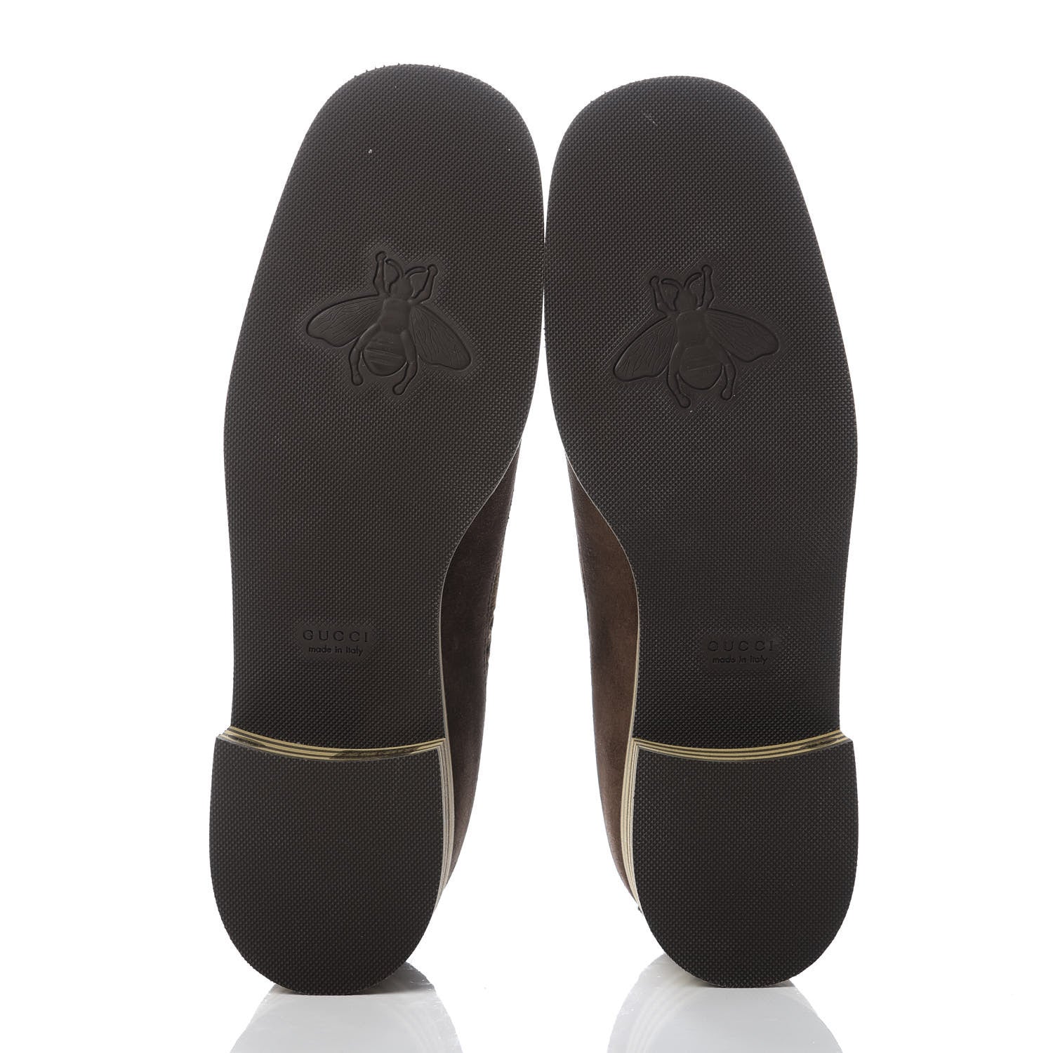 Gucci Velvet GG Monogram Thompson Derby Loafers 39.5 Vintage Cocoa Brown 5 of 10