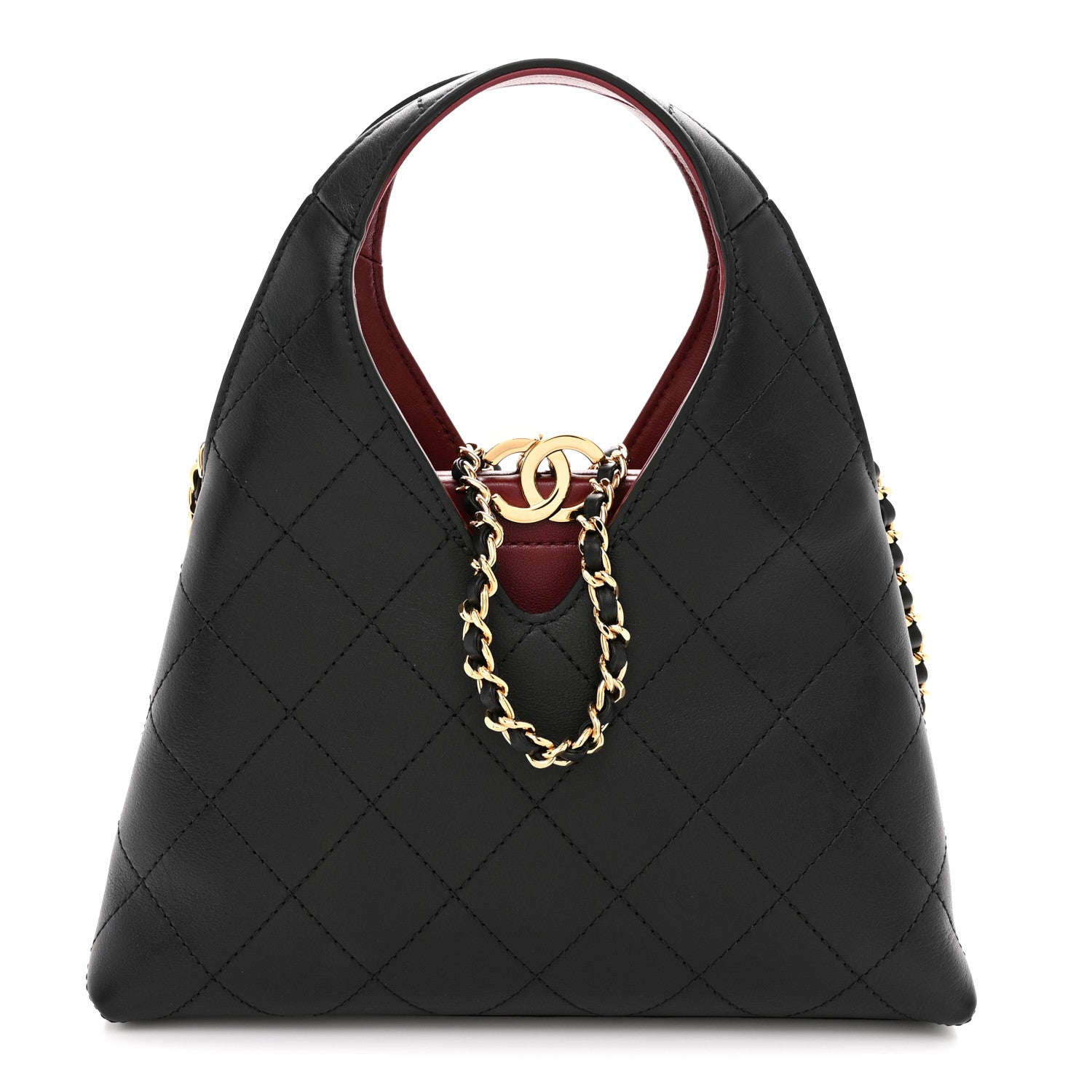 Chanel Calfskin Chic Lady Small Shopping Tote Black 1 of 10