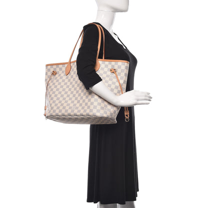 Louis Vuitton Damier Azur Neverfull MM 2 of 10
