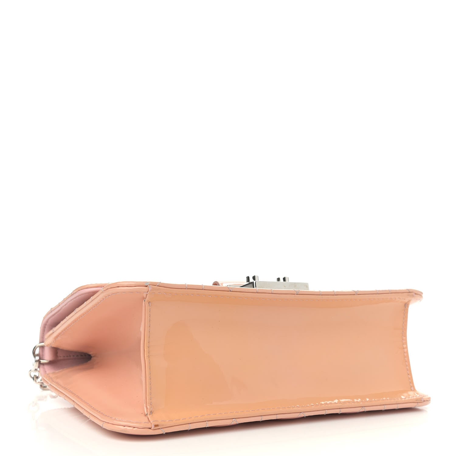 Christian Dior Patent Cannage Miss Dior Promenade Pouch Pink 3 of 10