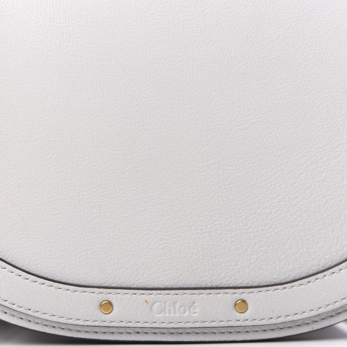 Calfskin Suede Medium Nile Bracelet Bag Light Grey
