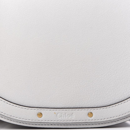 Chloe Calfskin Suede Medium Nile Bracelet Bag Light Grey 9 of 10