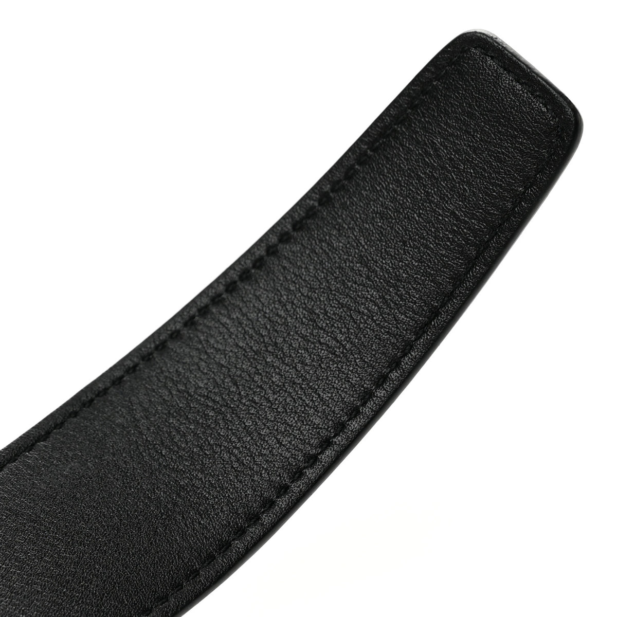 Box Laque Monochrome Monogram Square Buckle Belt 75 30 Black