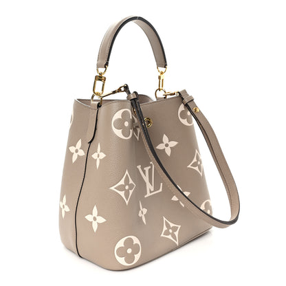 Louis Vuitton Empreinte Monogram Giant Neonoe MM Tourterelle Creme 3 of 9