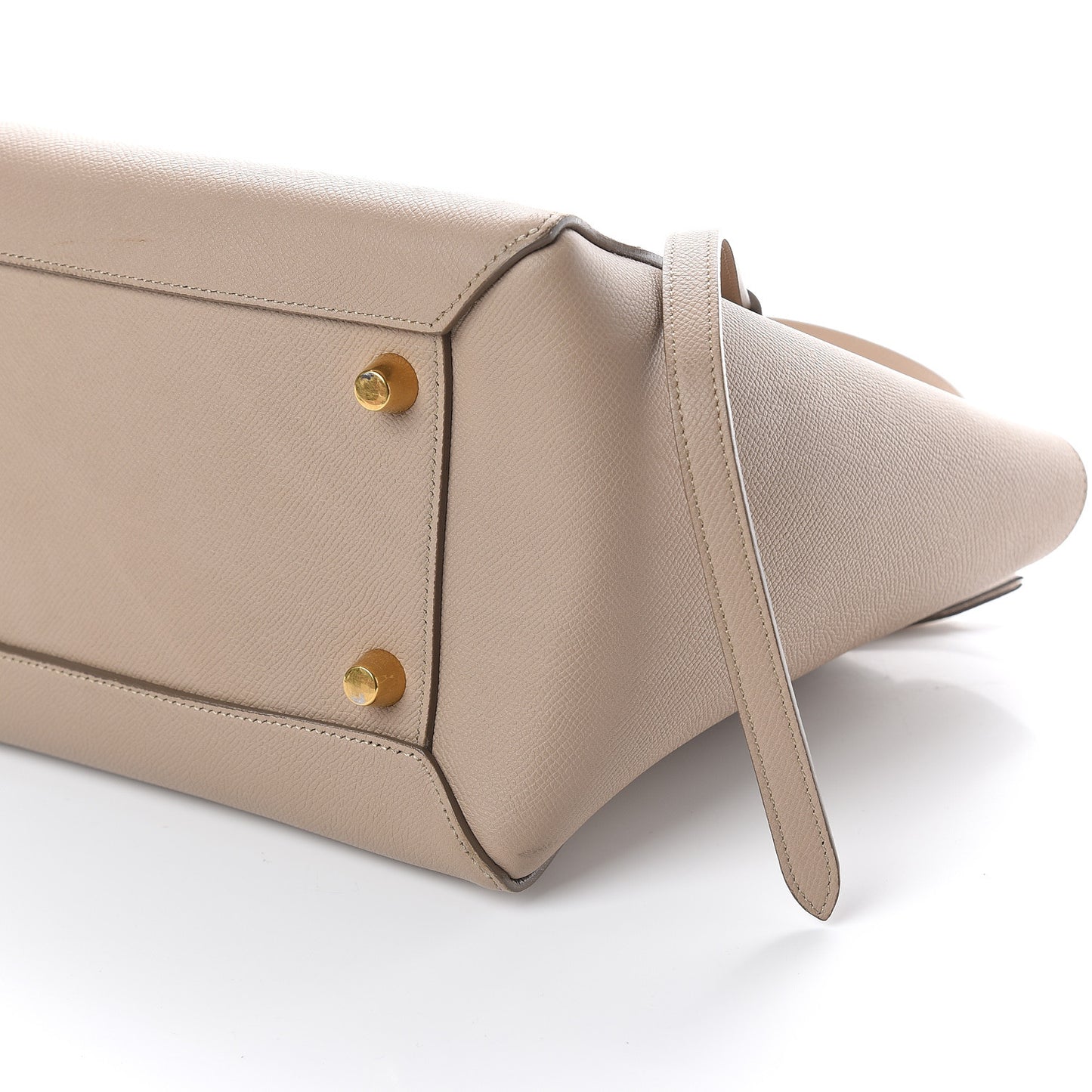 Grained Calfskin Mini Belt Bag Light Taupe
