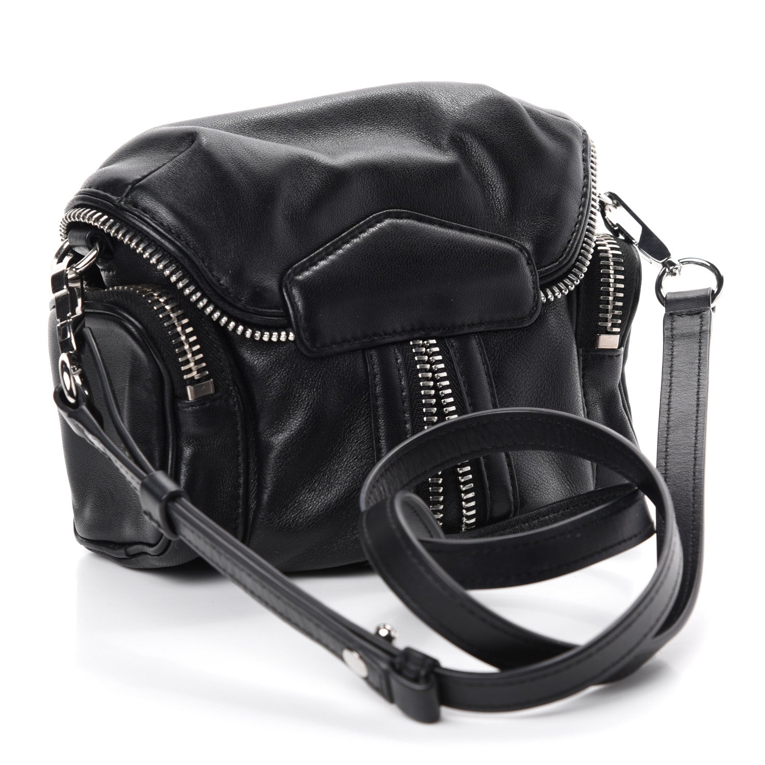 Alexander Wang Lambskin Micro Marti Crossbody Black 3 of 11