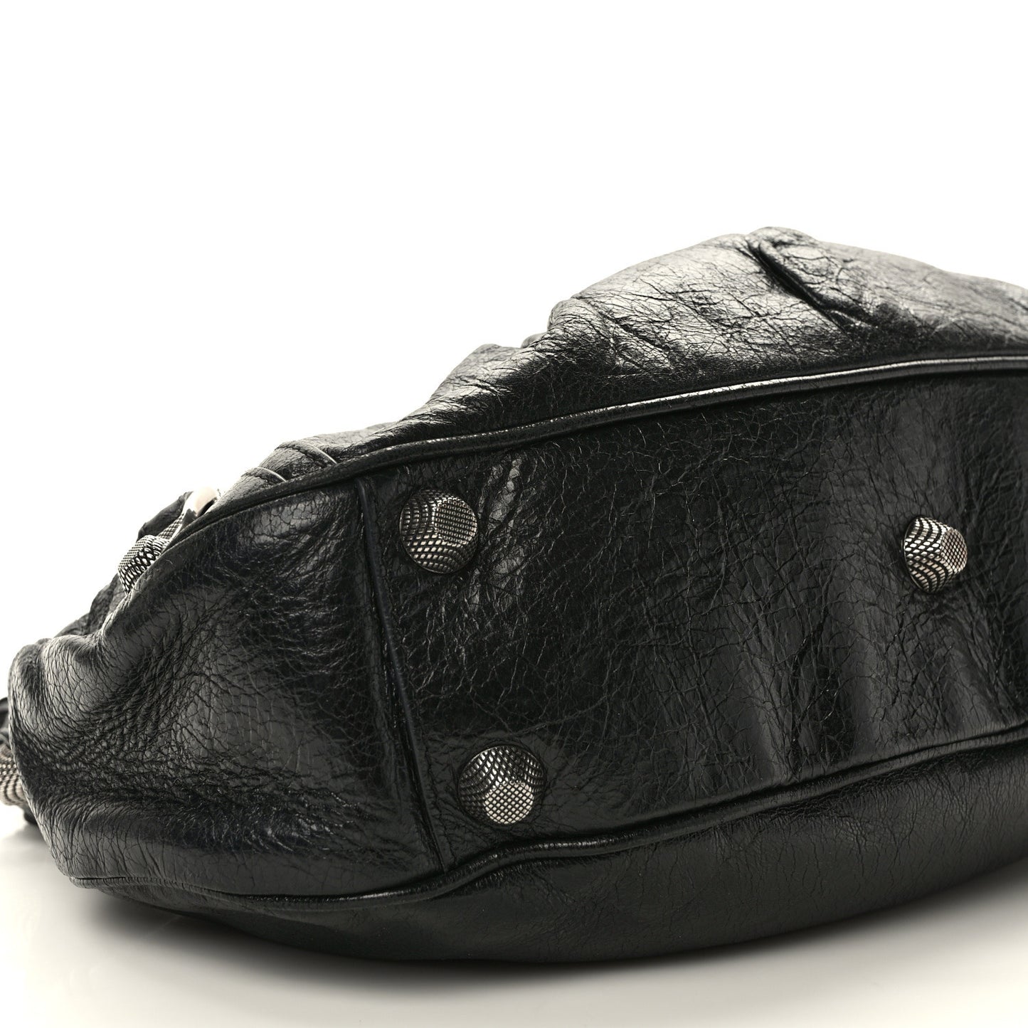 Agneau Arena Small Le Cagole Shoulder Bag Black