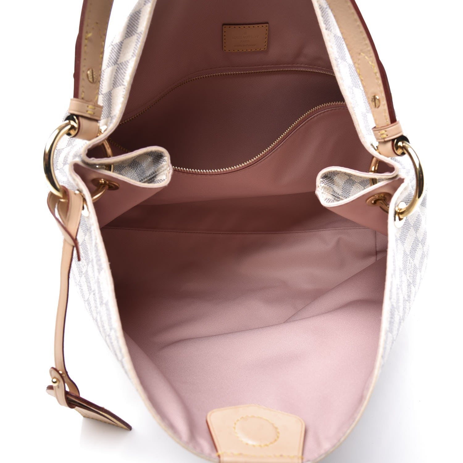 Louis Vuitton Damier Azur Graceful MM Rose Ballerine 4 of 11
