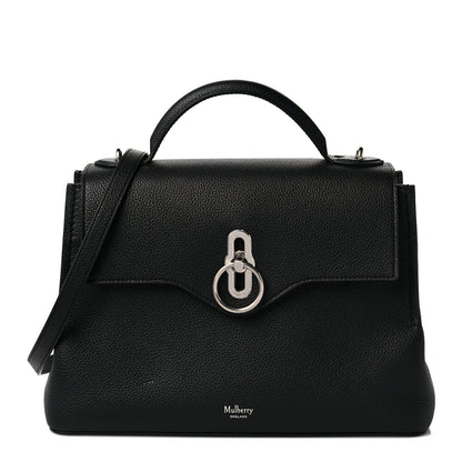 Mulberry Small Classic Grain Calfskin Small Seaton Black 1 of 7