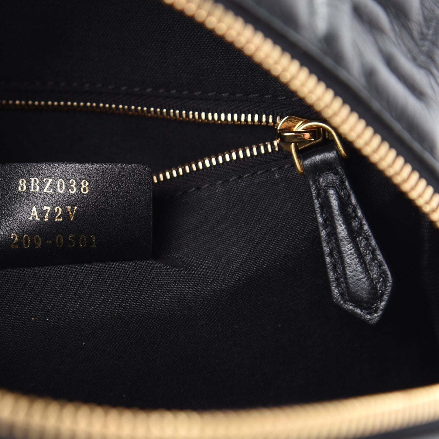 Nappa FF 1974 Embossed Mini Backpack Black