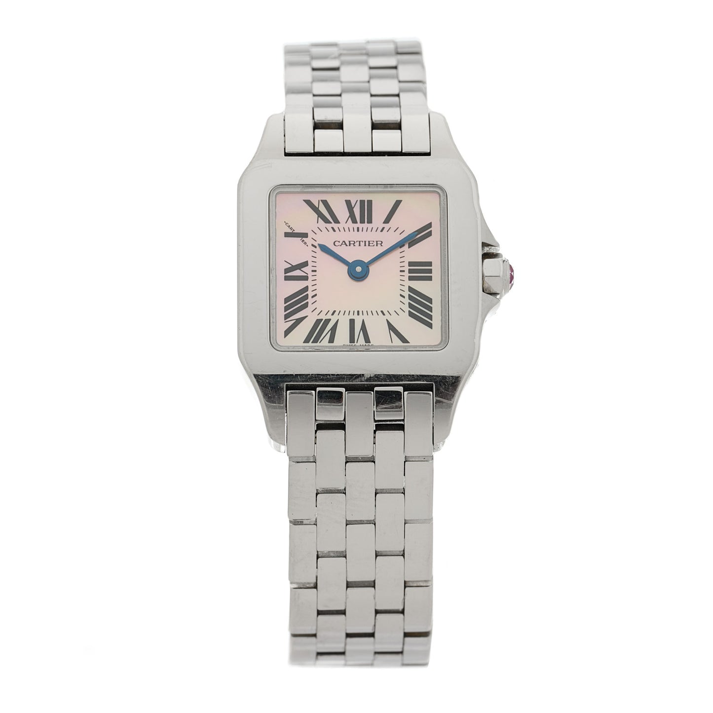 Stainless Steel 20mm Santos Demoiselle Quartz Watch