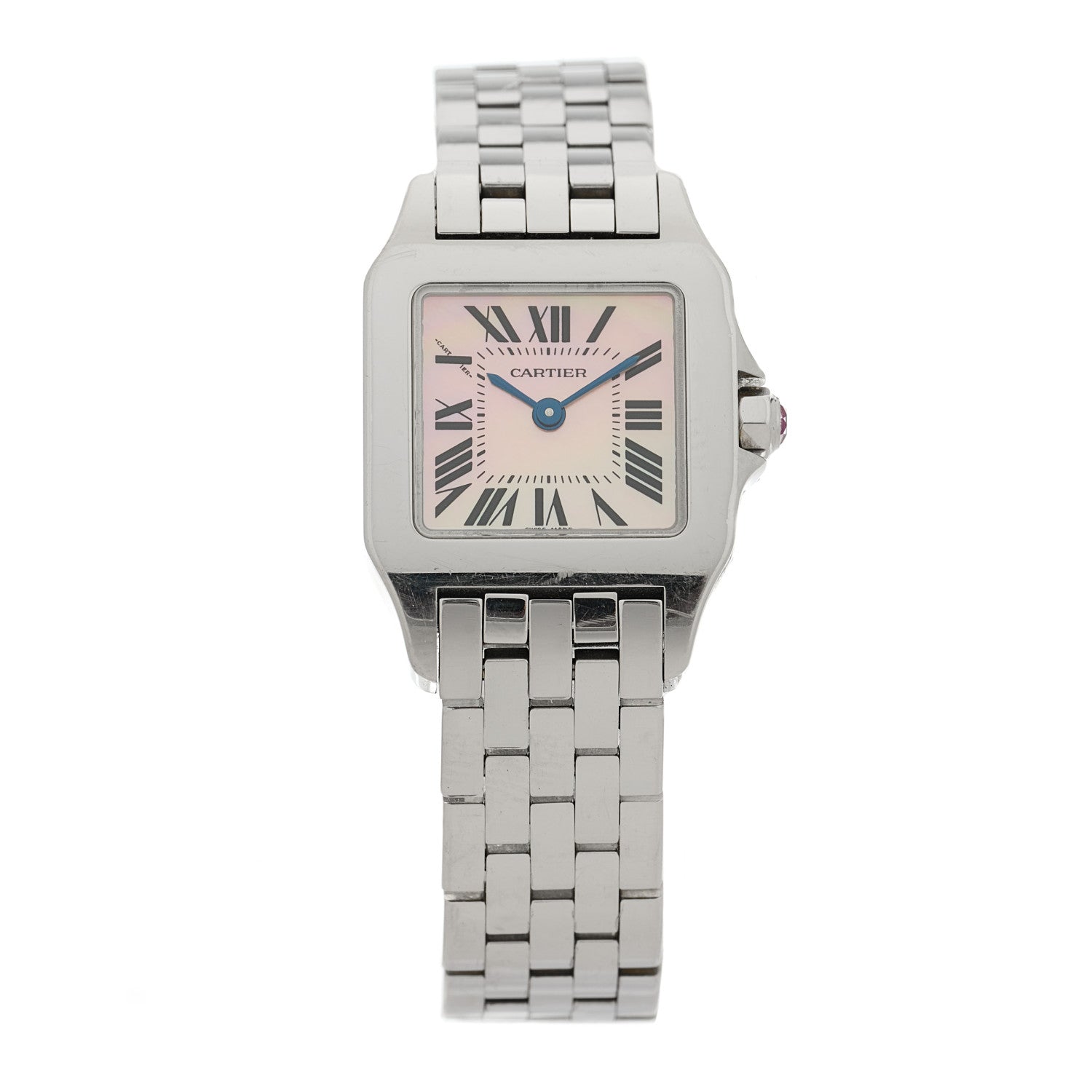 Cartier Stainless Steel 20mm Santos Demoiselle Quartz Watch 1 of 4