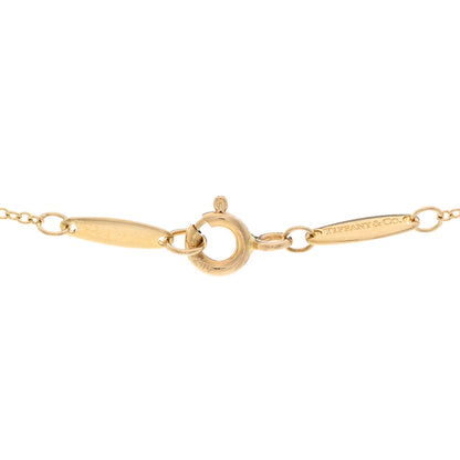 Tiffany 18K Yellow Gold Diamond .16ct Elsa Peretti Diamonds by the Yard Pendant Necklace 4 of 4
