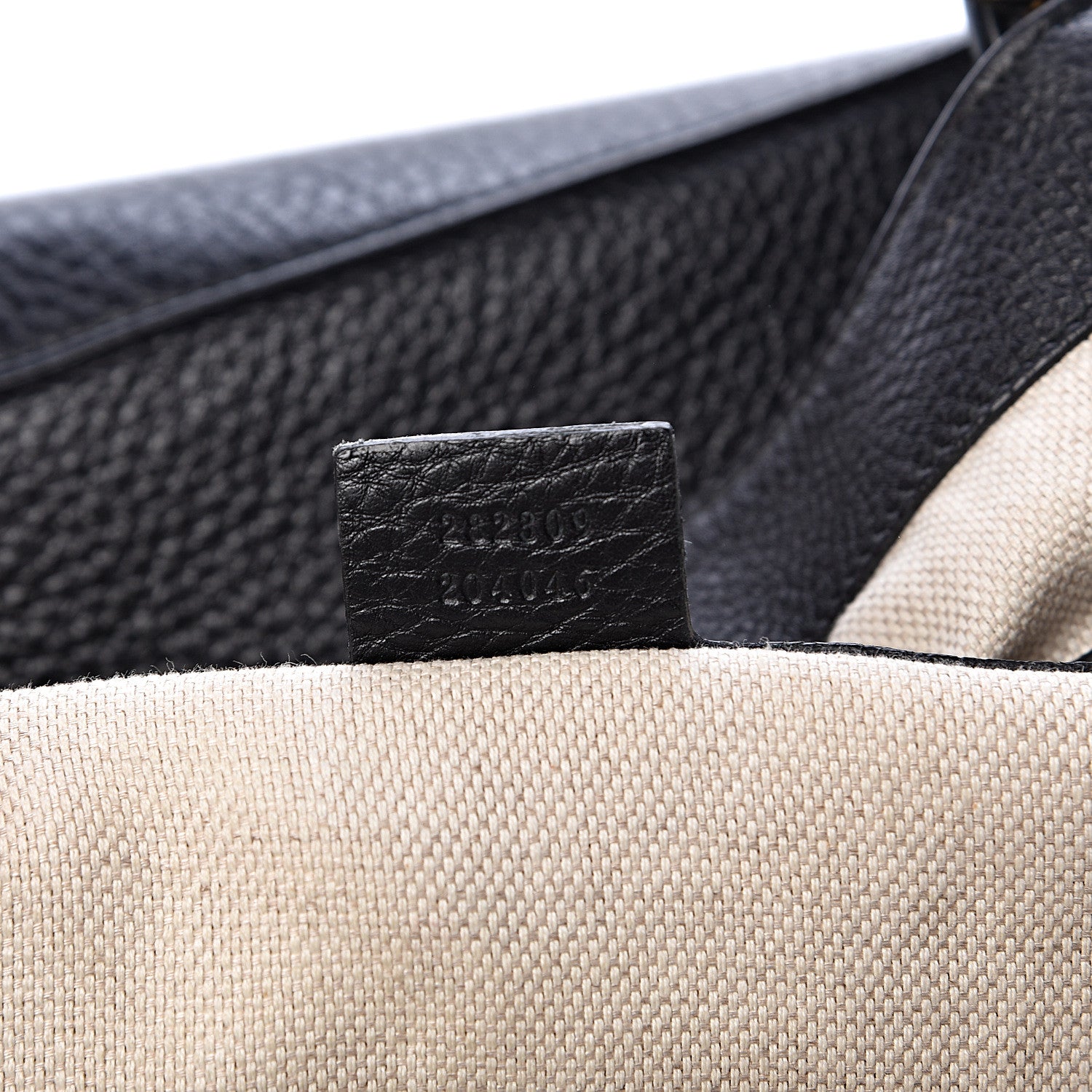 Gucci Pebbled Calfskin Medium Soho Shoulder Bag Black 7 of 11