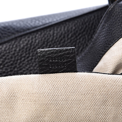 Gucci Pebbled Calfskin Medium Soho Shoulder Bag Black 7 of 11