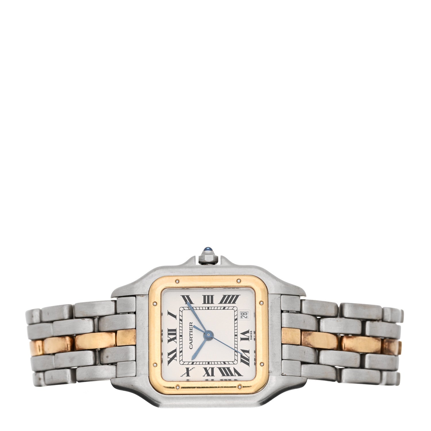 Cartier Stainless Steel 18K Yellow Gold 27mm Panthere Quartz Watch 2 of 4