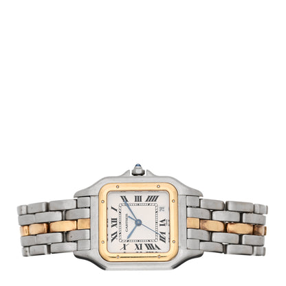 Cartier Stainless Steel 18K Yellow Gold 27mm Panthere Quartz Watch 2 of 4