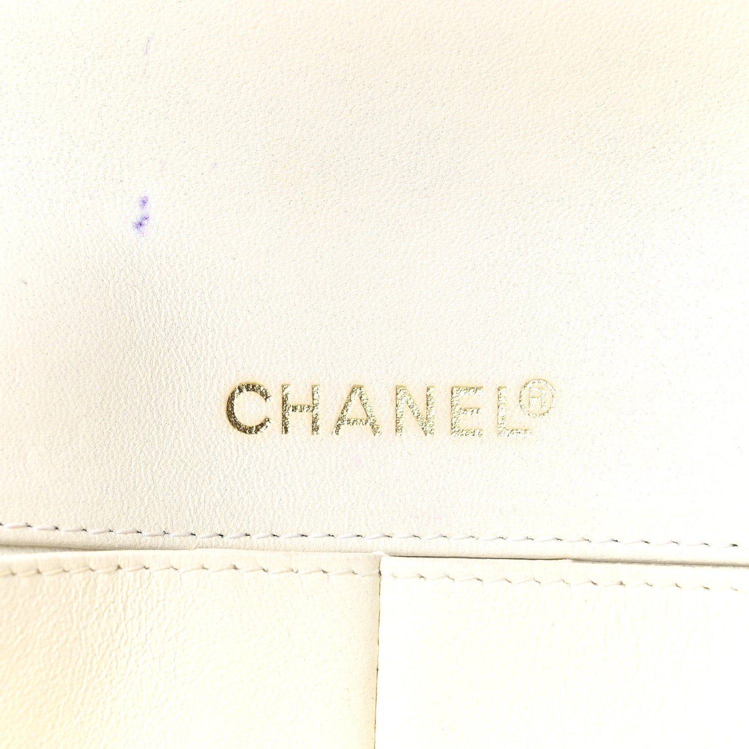 Chanel Lambskin East West Chocolate Bar Flap White 6 of 10