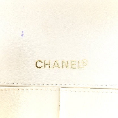 Chanel Lambskin East West Chocolate Bar Flap White 6 of 10